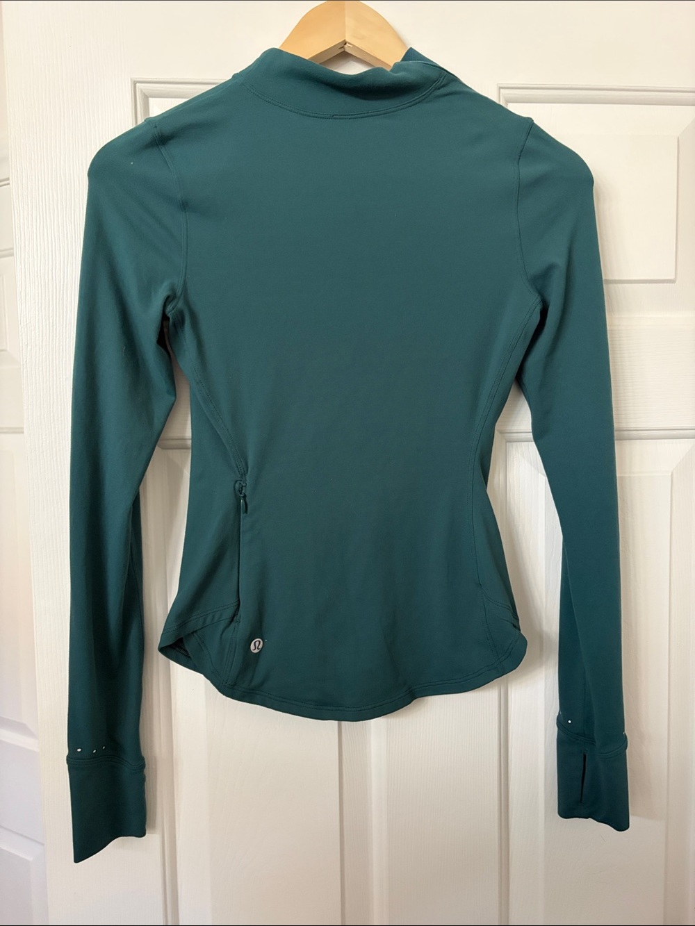 lululemon athletica Teal Green Long-Sleeve Athletic Top